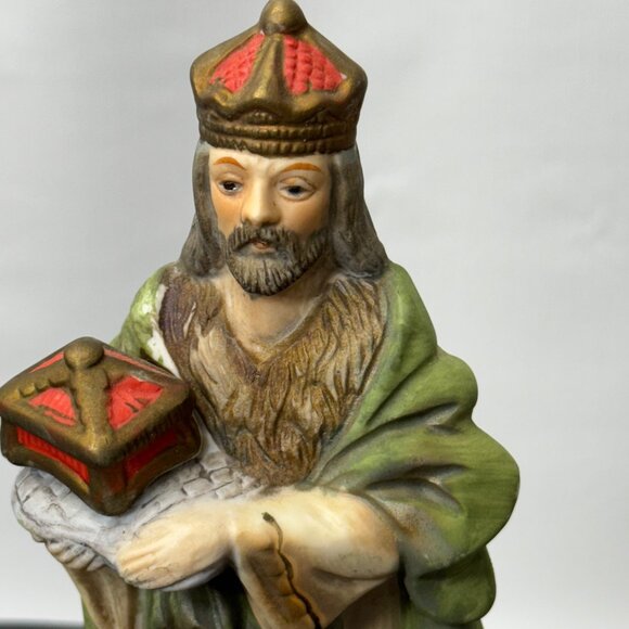 Homco Wise Man Replacement‎ Figurine Piece Nativity #5216 Christmas - Picture 5 of 10